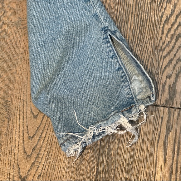 Abercrombie & Fitch The 90s Straight Ultra High Rise Jeans Size 24 S Vent Hem - Picture 5 of 16